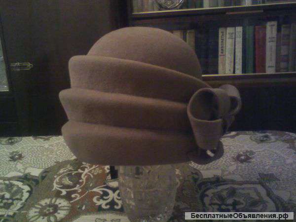 Фетровую женскую шляпку
