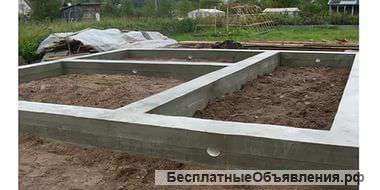 Фундамент. Кровельные работы. Отопление. Отделка