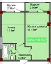1 к.кв. в строящемся доме. Крым, Севастополь.