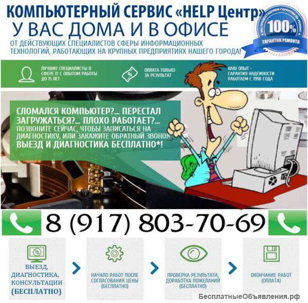 Компьютерная помощь "Help Центр" в Москве