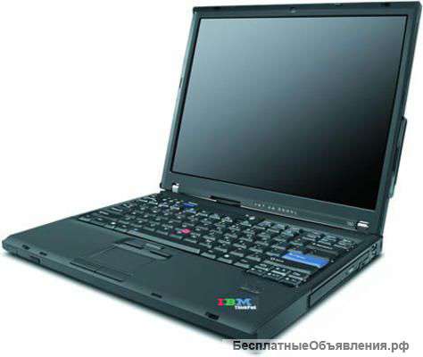 Ноутбук Lenovo T60 2 ядра 2.2 Ghz 2 Gb 100 hdd 15, 1" dvd-rw cr usb lan bt wi-fi Батарея