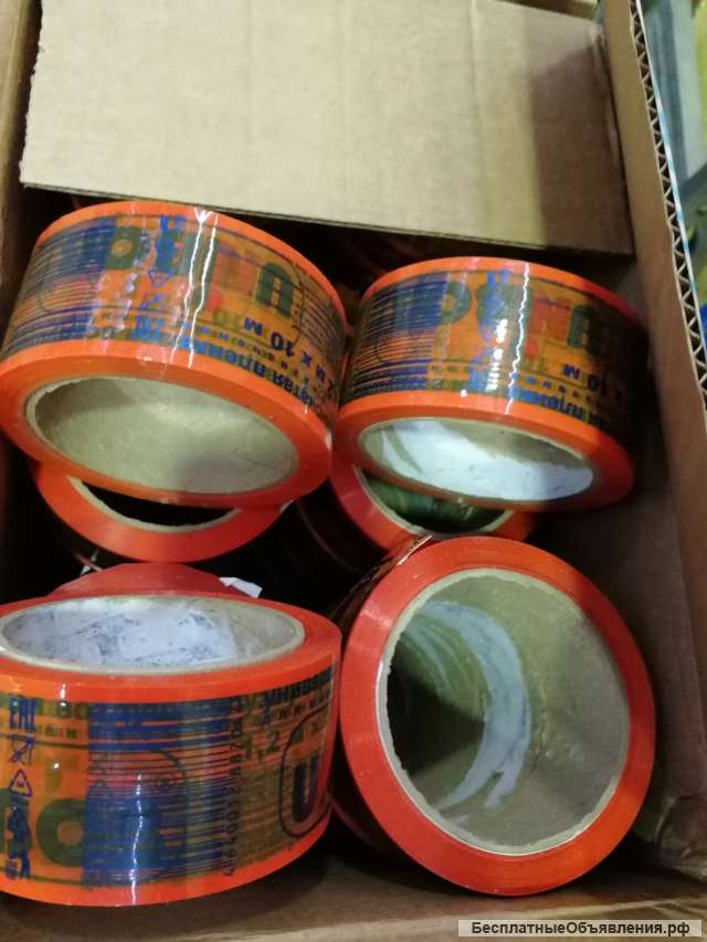 Скотч 50мм x 66м / 45 мкм (брак печати)