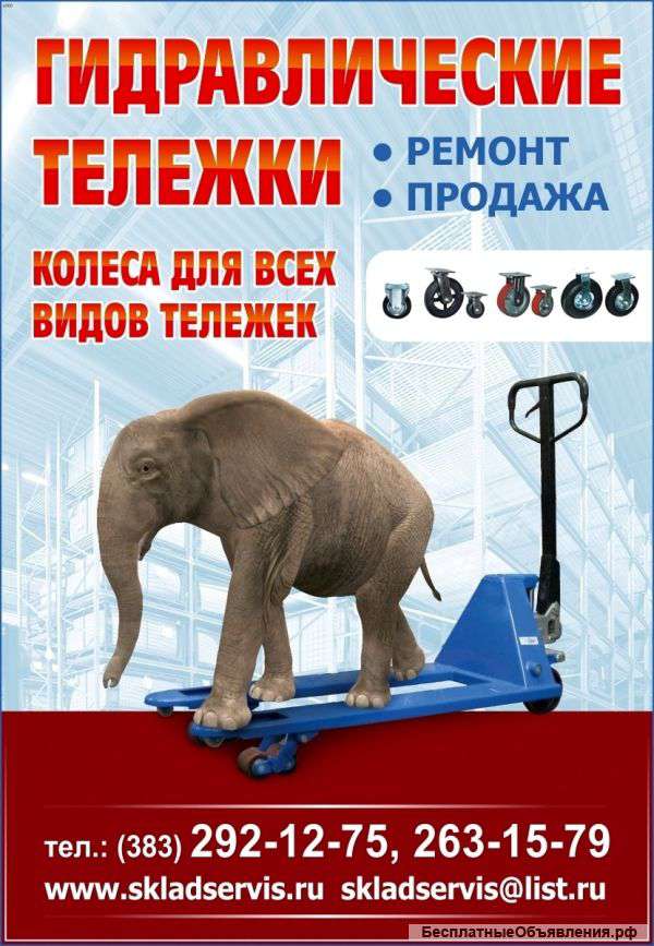Ремонт гидравлических тележек (РОХЛИ)
