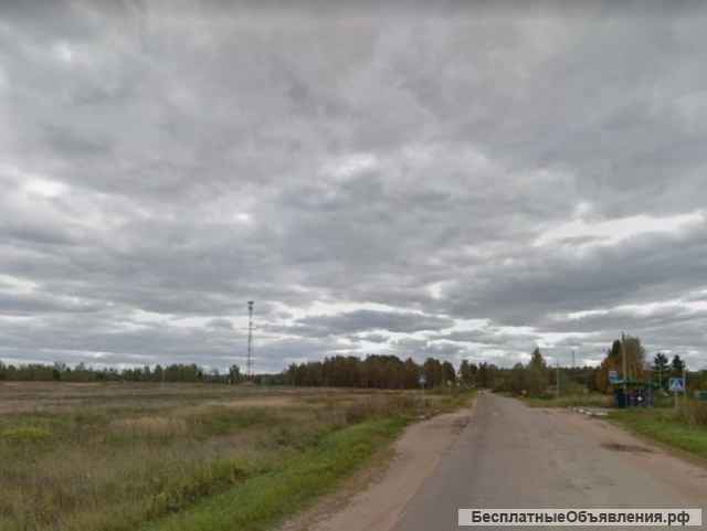 Участок в д. Пахомьево. ЛПХ, подключен свет. Рядом лес, река