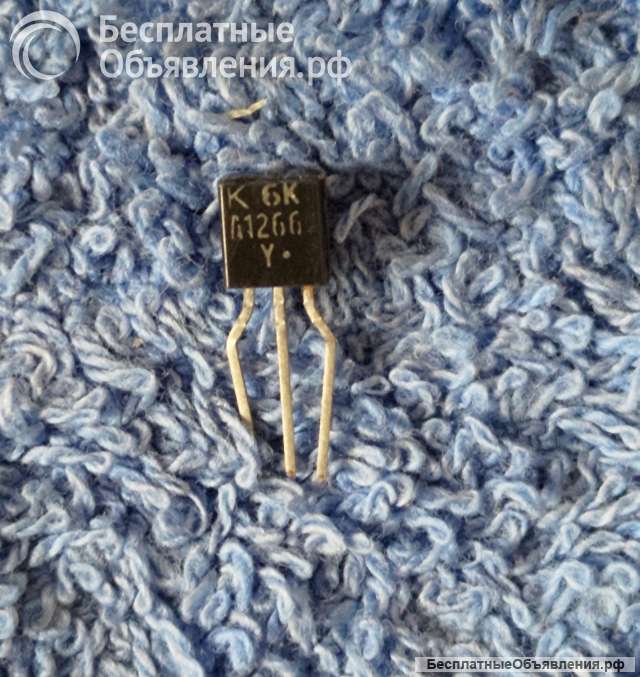 2SA1266 (A1266) TO-92, PNP, 0,4W, 50V, 0,15A, KEC транзистор оригинальный НОВЫЙ и ДЕМОНТАЖ