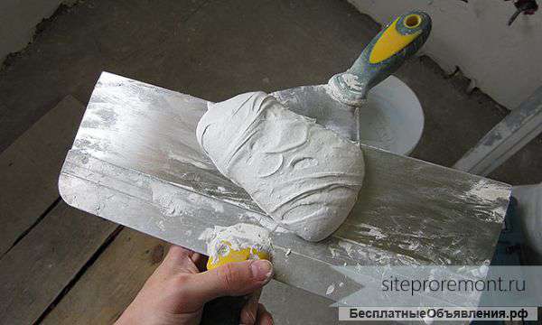 Шпаклевка стен под обои