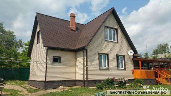 Сайдинг, кровля, водосток, внутренние работы