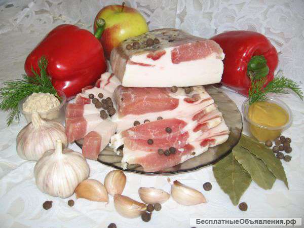 Сало деревенское домашнее