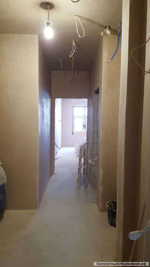 Шпаклёвка стен под обои и под покраску