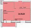 2к ул. Станционная новый дом кирпич 51м2