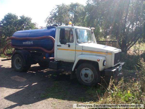 Откачка канализации в Минске и области