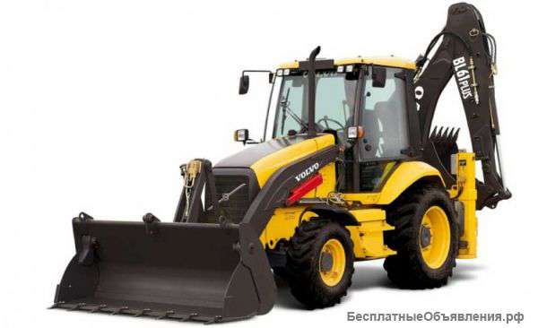 Стекло каленное заднее на экскаватор VOLVO BL61/BL71