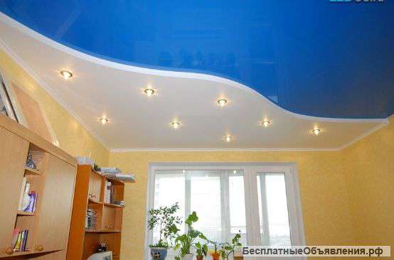 Монтаж натяжных потолков любой сложности