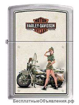 Зажигалка Zippo 9939 Harley Davidson Military US Army