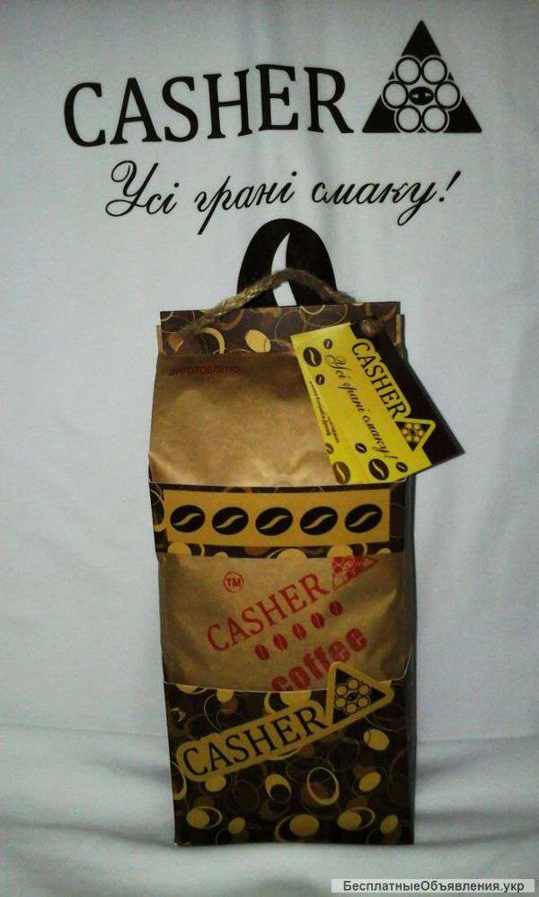 Кофе в зернах Casher «Пять зерен»