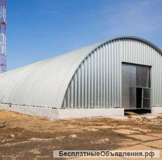 Ремонтное здание, ангар металлический утепленный 60 м