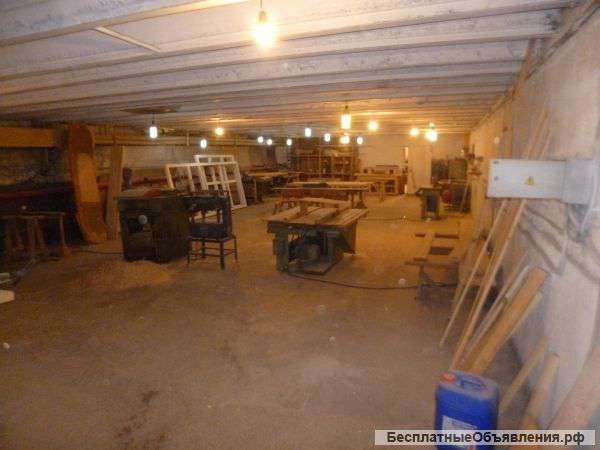 Сдам столярный цех