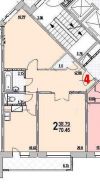 Квартира 70 кв.м. в Новой Москве по цене Подмосковья