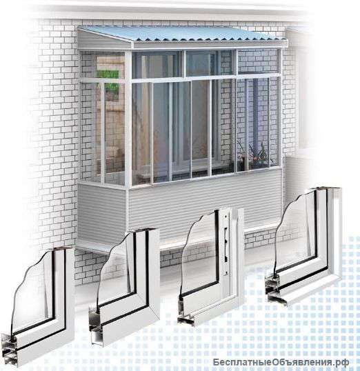 Остекление, отделка балконов и лоджий любой сложности.