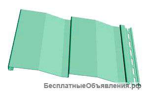 Сайдинг виниловый Дёке, корабельная доска, цвет киви. Яркий цвет