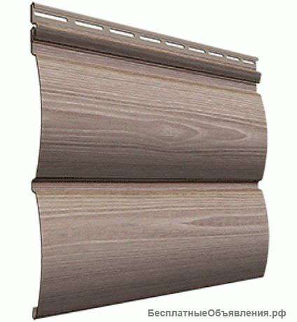 Виниловый сайдинг Docke WOODSLIDE.Цвет орех. Фактура настоящей древесины.