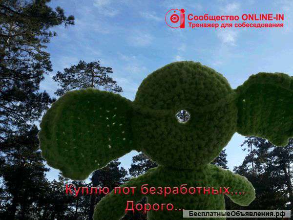 Пот безработных ДОРОГО