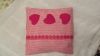 Наволочка для подушки "Сердечки"
