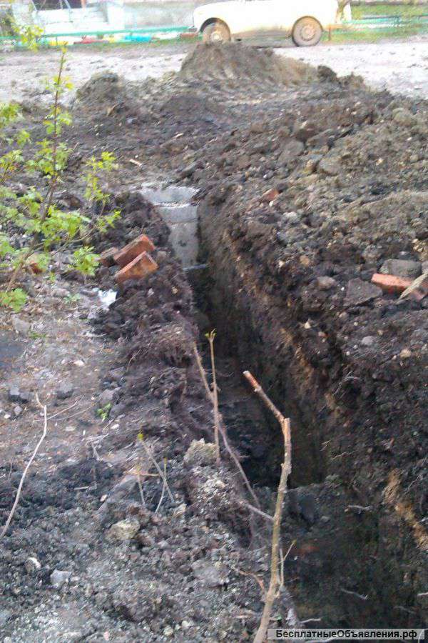 Кнопка траншей/колодцев/септиков