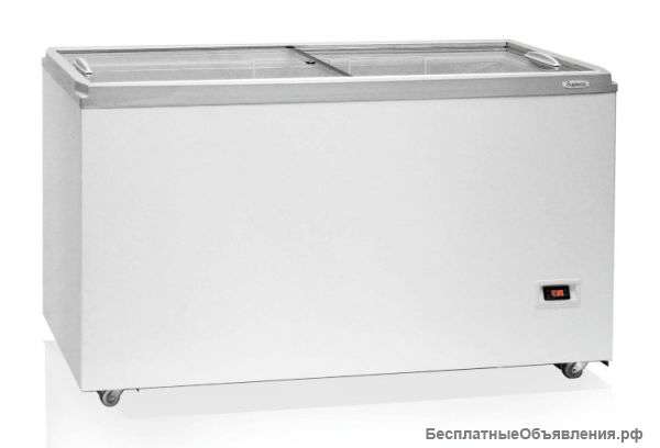 Ларь морозильный БИРЮСА-455ТВЭ стекло прямое