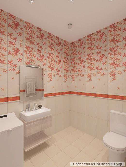 Облицовка плиткой, сантех.ремонт