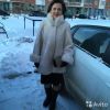 Шубка белая натуральная цигейковая