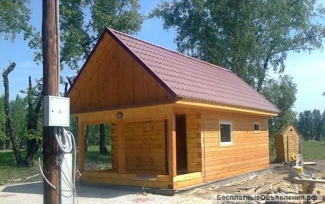Строительство. Бани, дачные дома из бруса Красноярске.