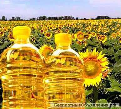 Масло подсолнечное оптом от производителя 49 р / литр