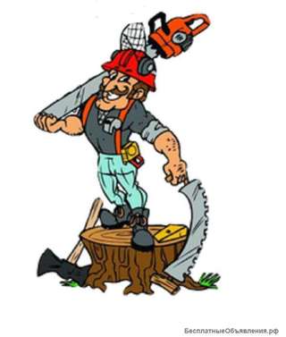 Спиливание деревьев