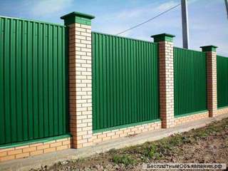 Заборы из профнастила под ключ