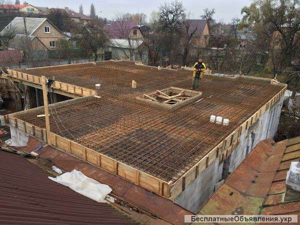 Монолитные перекрытия, строительство под ключ