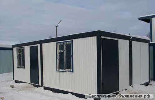 Модульный дом из блок контейнеров с электрикой