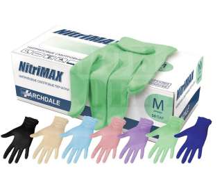 Перчатки нитриловые L