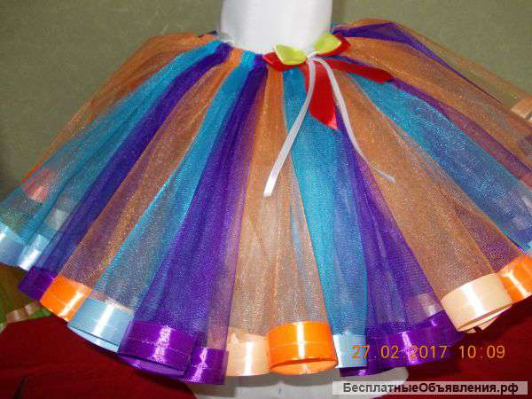 Нарядная юбка из фатина