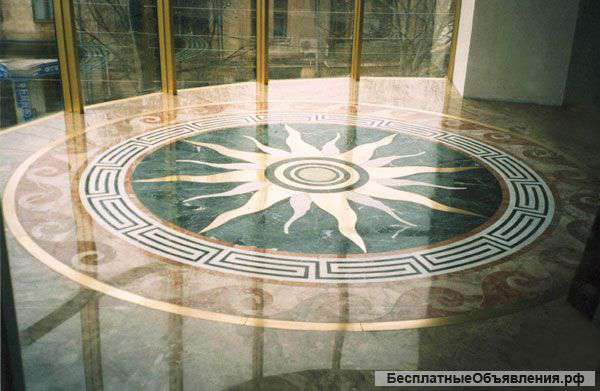 Шлифовка, кристаллизация мрамора гранита *Блеск