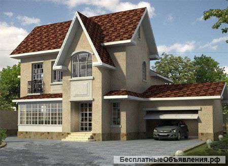 Кирпичный дом 12 х 17. Площадью: 189,3 м2