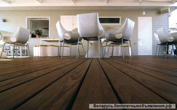 Террасная доска из массива Ясеня