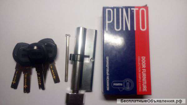 Цилиндровый механизм Punto с вертушкой A202/90 mm (40+10+40)
