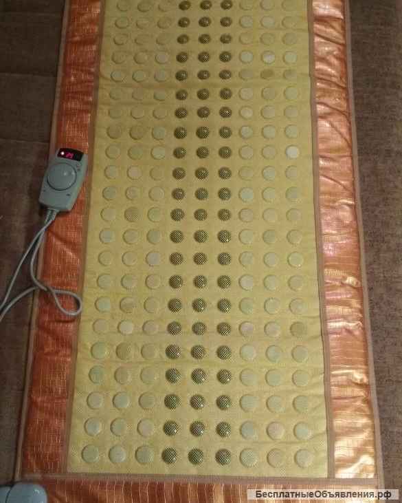 Коврик двусторонний нефритовый/ турмалиновый, лечебный. Ю.Корея. САМОВЫВОЗ