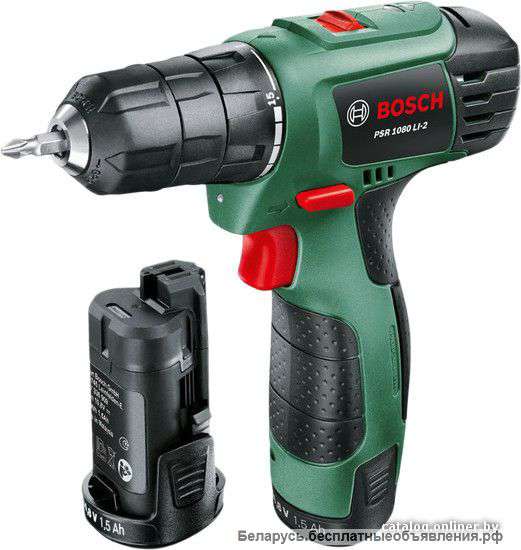 Дрель-шуруповерт Bosch PSR 1080 LI-2 [06039A2101] Минск