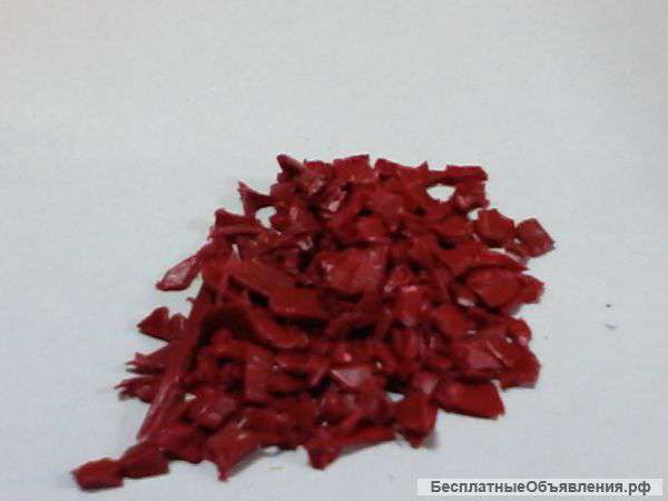 Темно-красная дробленка ПНД