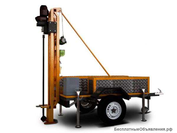 Электрическая буровая установка Pride Electro на прицепе