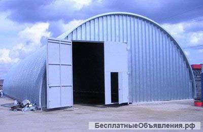 Ангар 45м для обслуживания прочный и пустой
