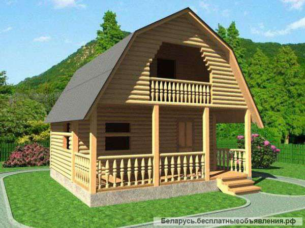 Сруб дома Арсений.Доставка и установка.