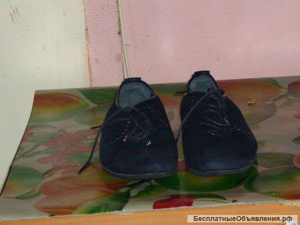 Мужские замшевые туфли zara
